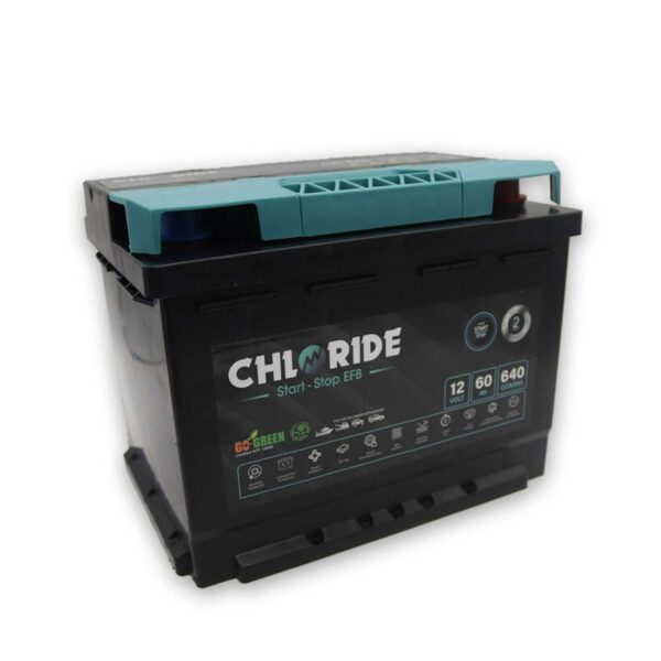 Chloride EFB Car Battery, 12/70 AH R - DIN70L